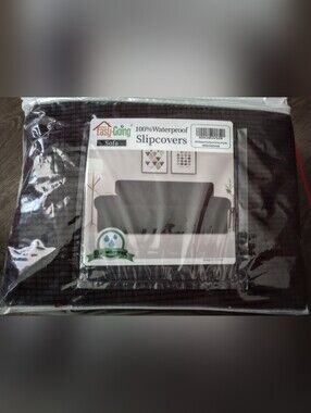 New 100% Waterproof Soft Comfy BrownSofa Slipcover, Covers 60-81" sitting Length